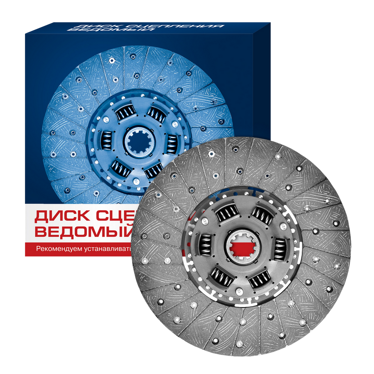 Диск сцепления ведомый ГАЗ 53 ПАЗ (с диафр. сцеплением) (ЗЗА)
