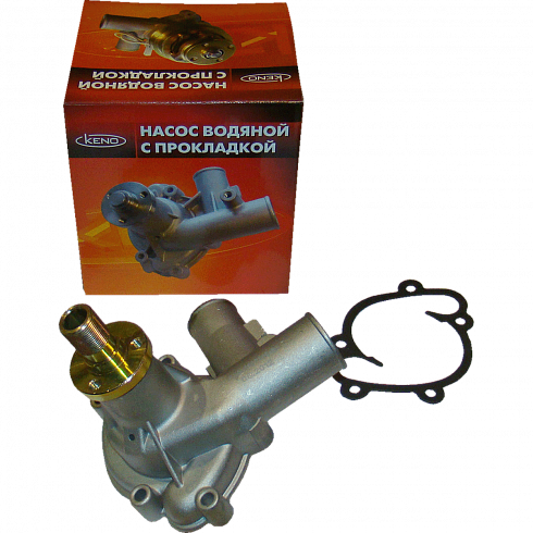 Насос водяной (помпа) ЗМЗ 40524, 40522 - с 01.2009) (с ЭММ) с прокладкой (KNG-1307010-63)